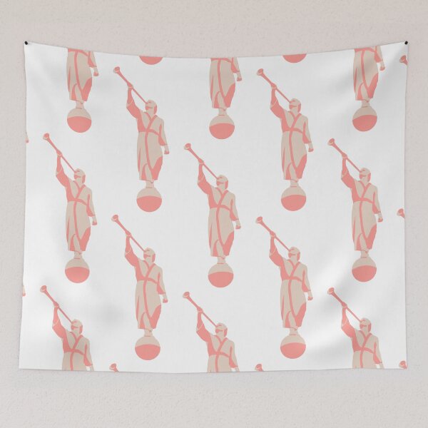 Item preview, Angel Moroni LDS Statue Pink designed and sold by juvenilepeace.