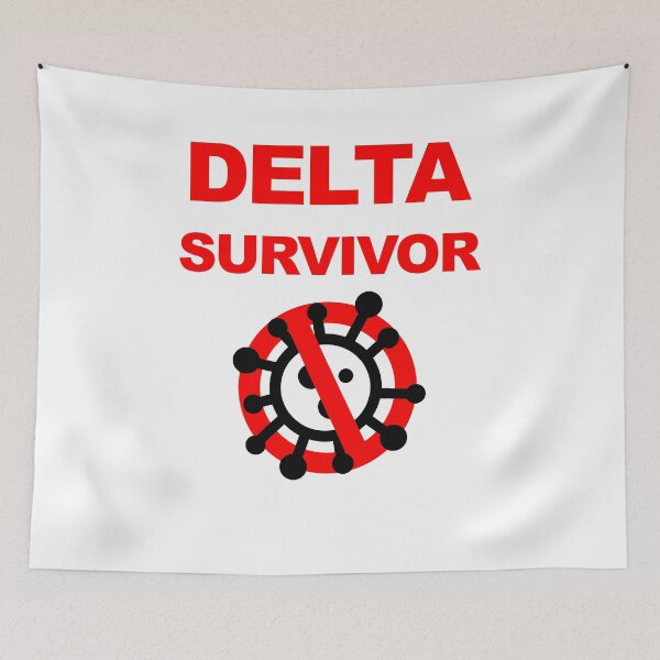 Item preview, Delta Survivor, Survived Delta Virus Variant 2021, Vaccination Complete, Fully Vaccinated, Vaccine Saves Lives, New designed and sold by Max-Wear.