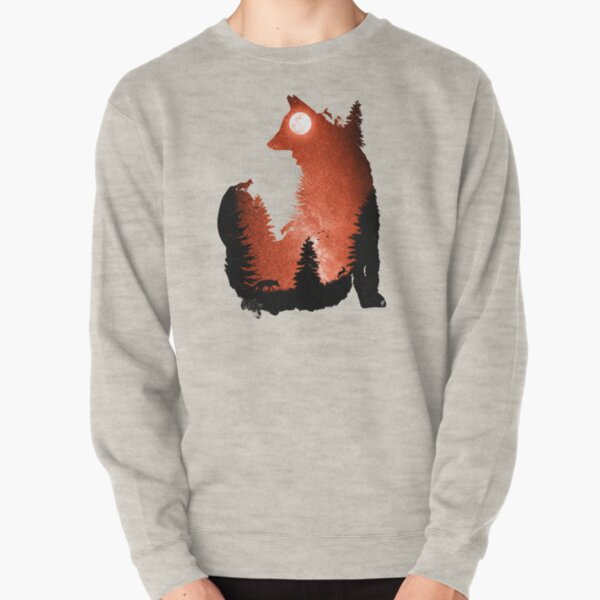 In the Swaying Forest Trees Pullover Sweatshirt