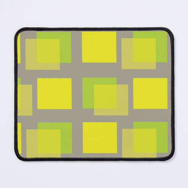 Item preview, Multiple yellow rectangle graphics on gray background. designed and sold by Peach-Bloom.
