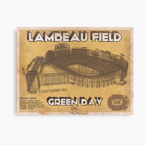 Lambeau Field Green Bay Canvas Print