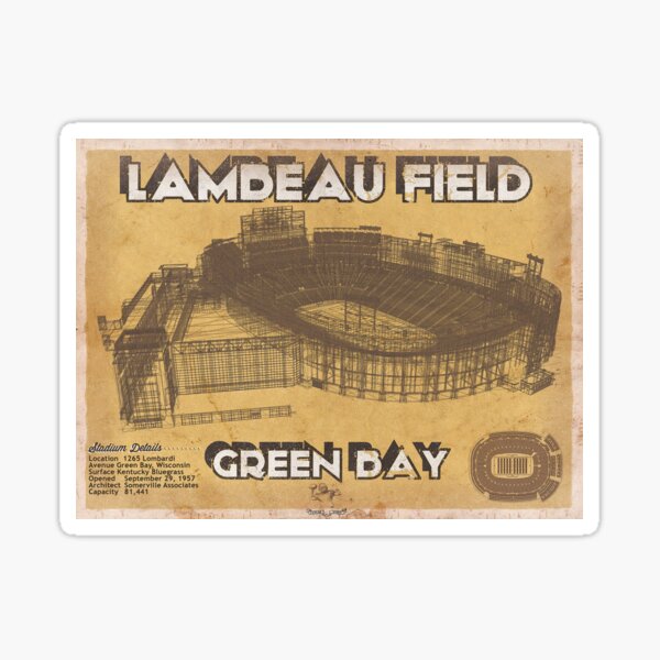 Lambeau Field Perfect Cut Decal