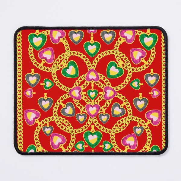Item preview, Fashion Print with Golden Chains and Jewelry designed and sold by kapotka.