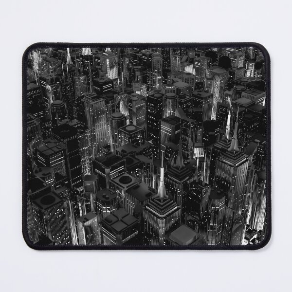 Item preview, Night city glow B&W designed and sold by GrandeDuc.