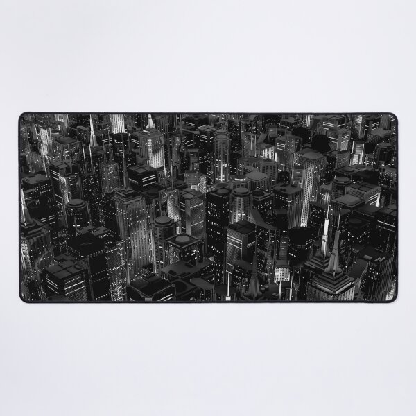 Item preview, Night city glow B&W designed and sold by GrandeDuc.
