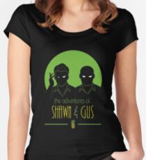The Adventures of Shawn and Gus Women's Fitted Scoop T-Shirt