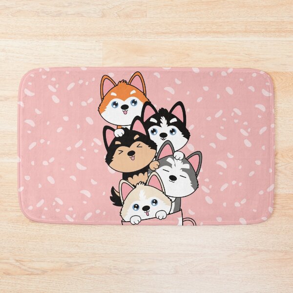 Item preview, Kawaii Teacup Siberian Husky Pomsky Puppies designed and sold by Lulupainting.