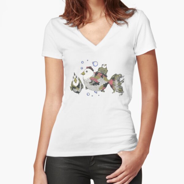 Fitted V-Neck T-Shirt