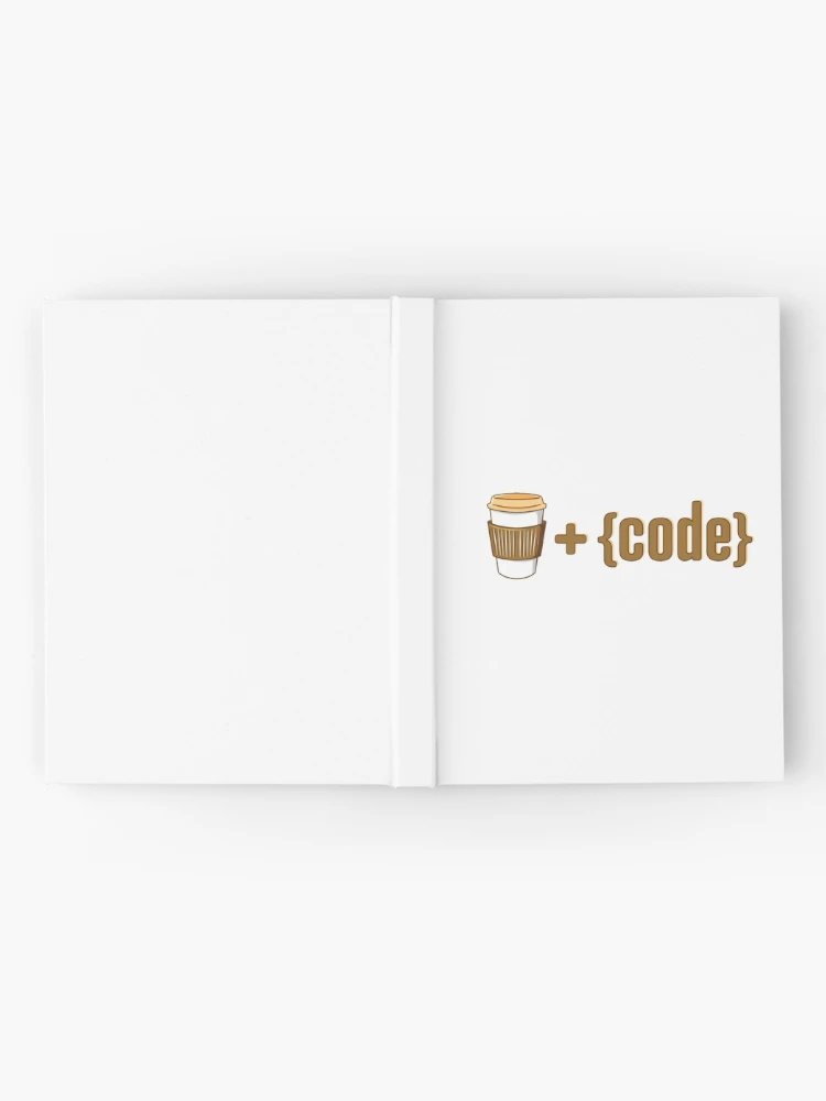 Thumbnail 2 of 3, Journal, Coffee + Code designed and sold by Code Monkeys.