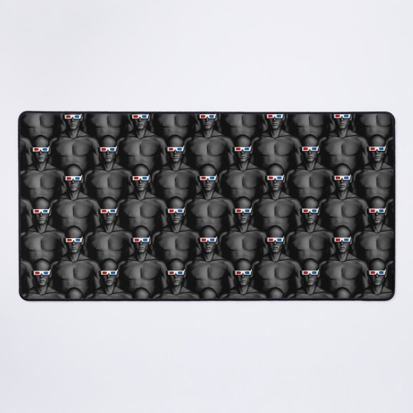 Movie crowd 3D Desk Mat
