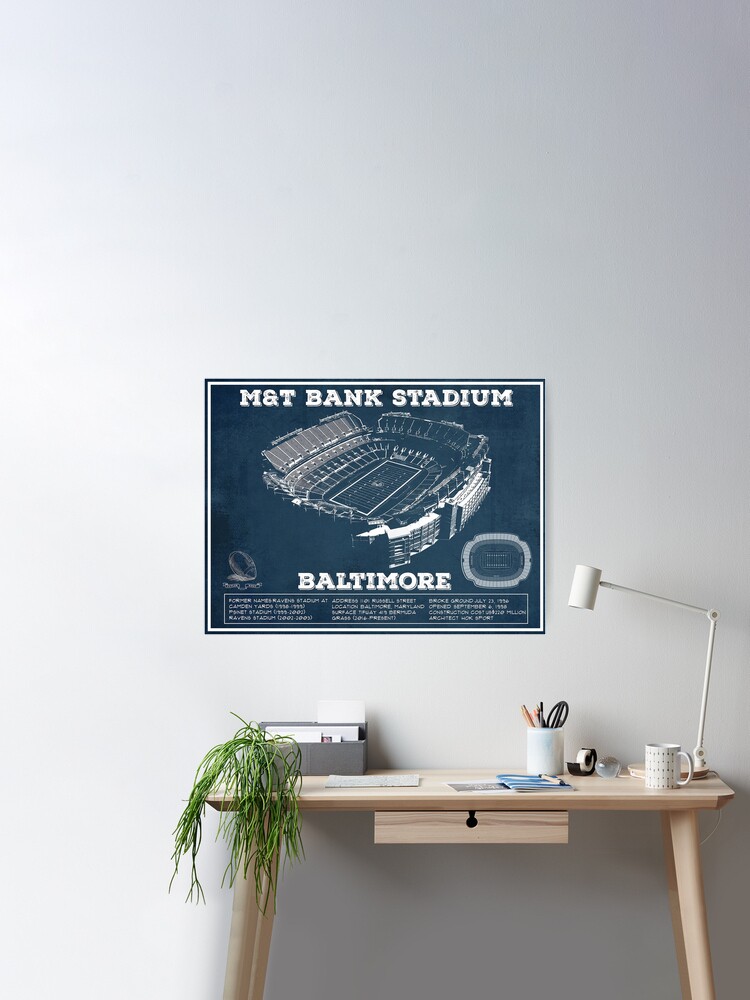 Baltimore Ravens, M&T Bank Stadium, Wall Art Print