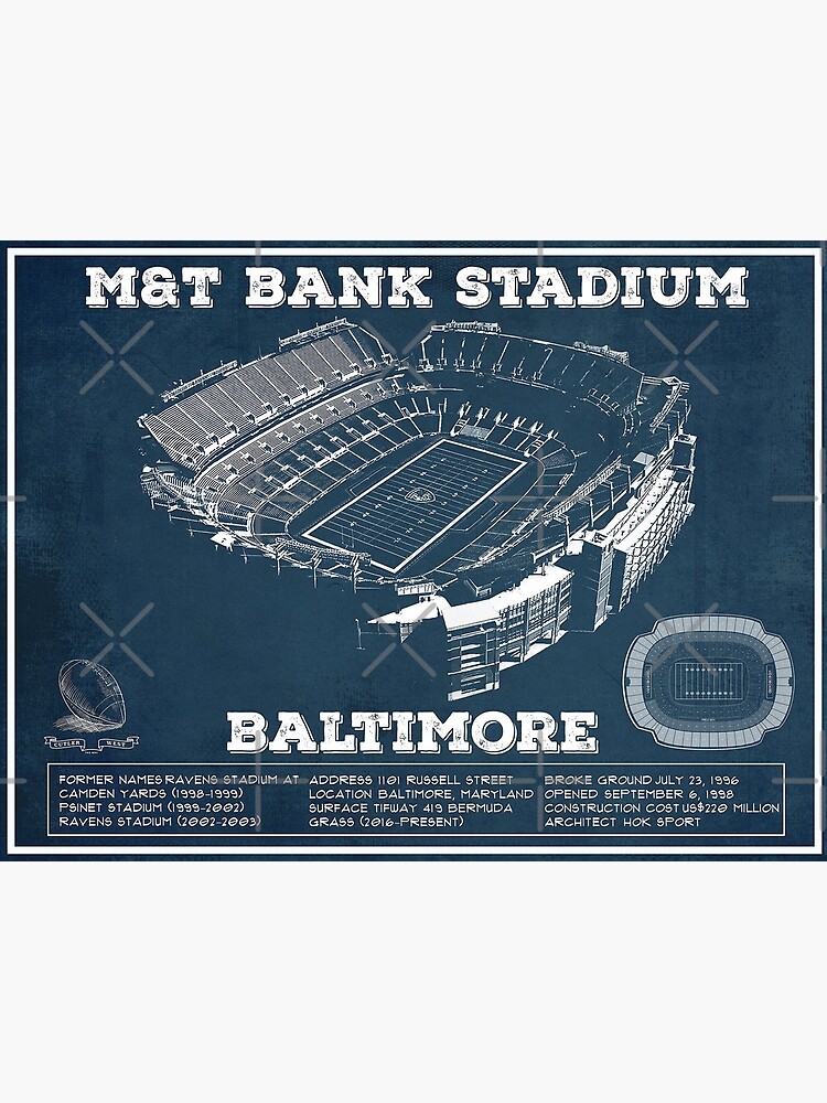 Baltimore Ravens, M&T Bank Stadium, Wall Art Print