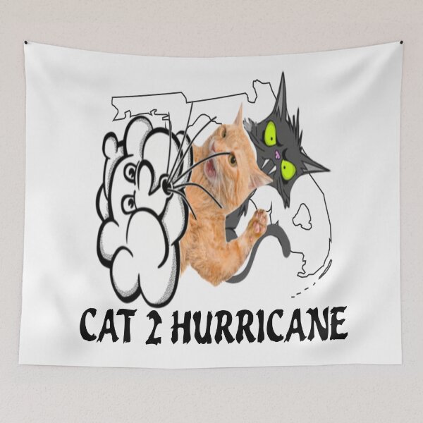 Item preview, CAT 2 HURRICANE designed and sold by CalliopeSt.