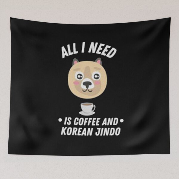 Item preview, coffee and korean jindo dog designed and sold by supriyadi4927.