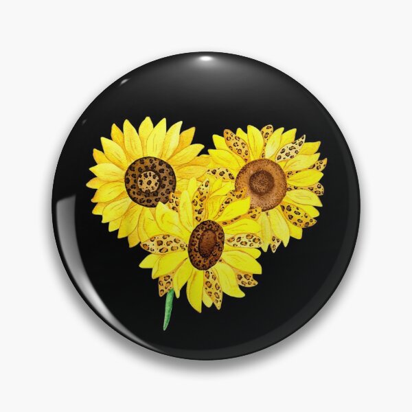 Item preview, A bouquet of three yellow sunflowers  designed and sold by CadellShop.