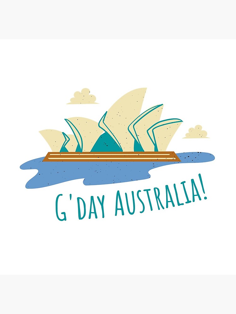 "G'Day Australia International Travel Greetings" Poster for Sale by