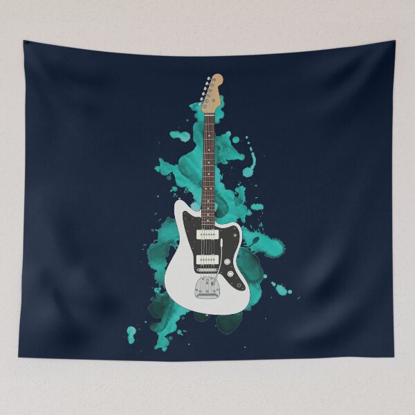 Item preview, Offset Style Electric Guitar Polar White Color designed and sold by nightsworthy.