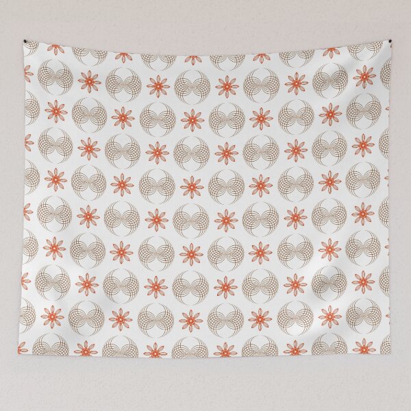 Item preview, geometric flowers and forms like wings designed and sold by MadinaFatt.