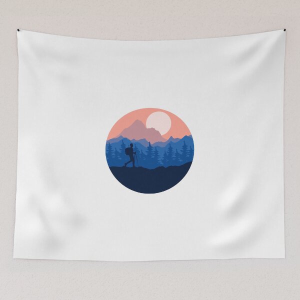 Item preview, Hiking in the wild designed and sold by landscapeworlds.