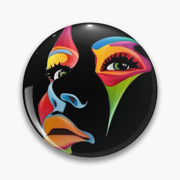 Item preview, Abstract Colorful Woman Art Face designed and sold by ClareMadelane.