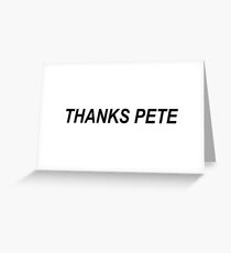 THANKS PETE-FALL OUT BOY Grußkarte