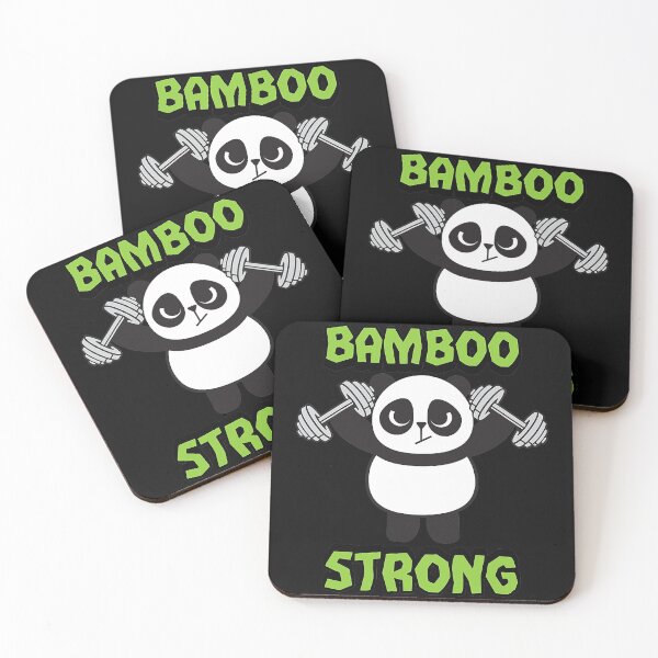 Item preview, Funny Bamboo Strong Power Lifting Panda Bear For Family designed and sold by ZacharyMarcus.