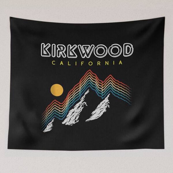 Item preview, Kirkwood, California - USA Ski Resort 1980s Retro designed and sold by EuphemiaShop.