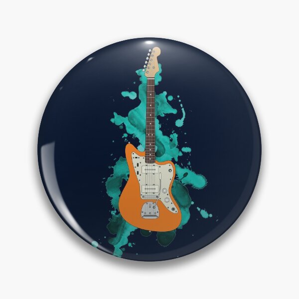 Item preview, Offset Style Electric Guitar Orange Color designed and sold by nightsworthy.