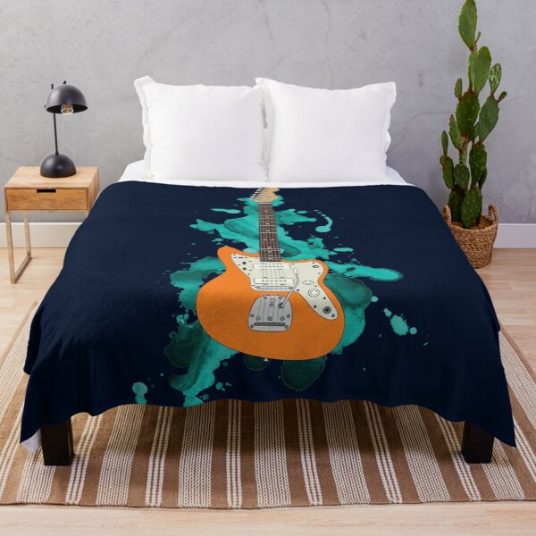 Item preview, Offset Style Electric Guitar Orange Color designed and sold by nightsworthy.