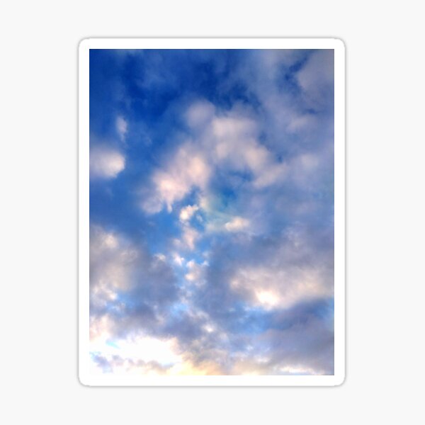 Item preview, sunny days blue skys white fluffy cloud photography designed and sold by -Lily-Anne-.