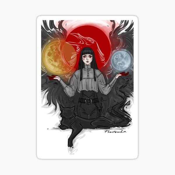 3 suns Sticker