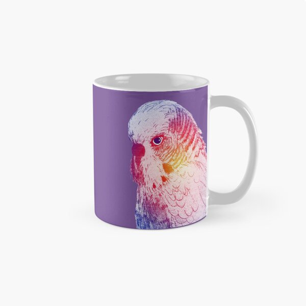 Item preview, Multicoloured Budgie with transparent background designed and sold by Heatherian.