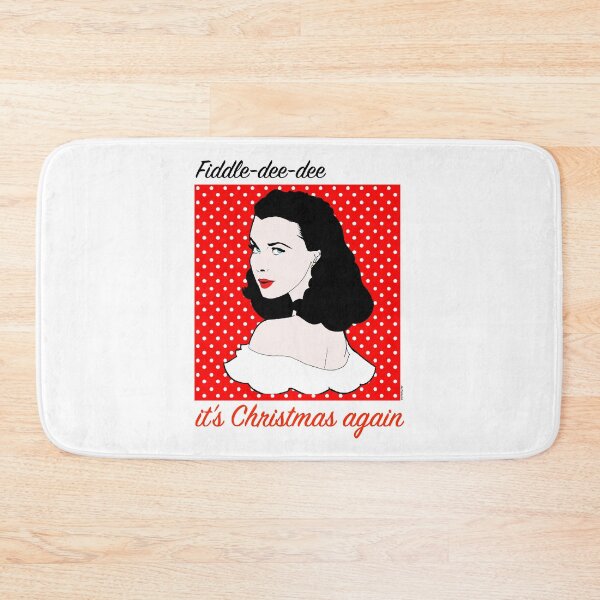 Item preview, Music Retro Scarlett It's Christmas Again Frankly My Dear Halloween designed and sold by SantaMcCorwin.