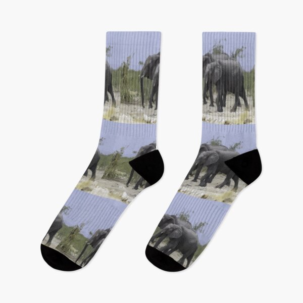 Item preview, Abstract Art African Elephants Walking By Design designed and sold by artdesignmerch.
