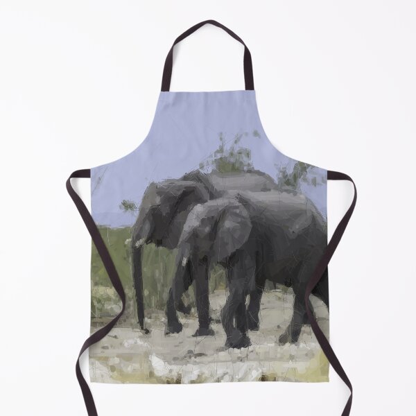 Item preview, Abstract Art African Elephants Walking By Design designed and sold by artdesignmerch.
