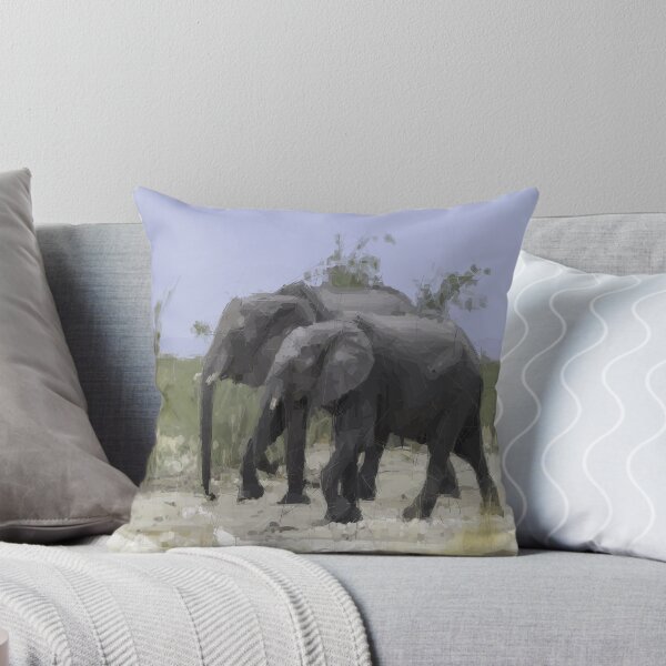 Item preview, Abstract Art African Elephants Walking By Design designed and sold by artdesignmerch.