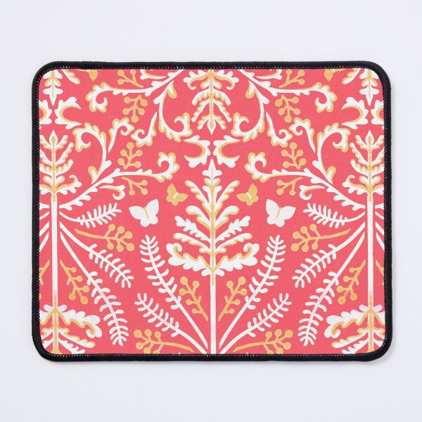 Item preview, Pink & White Grass Demask designed and sold by TigaTiga.