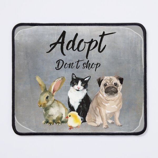 Item preview, Adopt Don't Shop  designed and sold by Primroaddesigns.