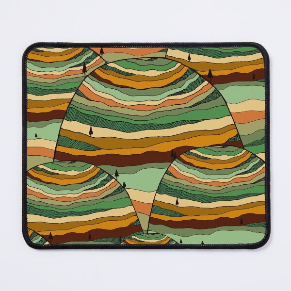 Item preview, The green pattern hills designed and sold by Swadeillustrations.
