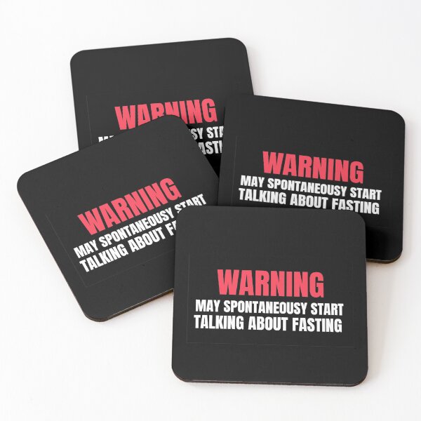 Item preview, Warning may spontaneously start talking about fasting designed and sold by prestige dn.