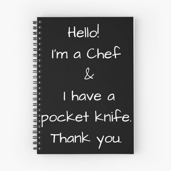 Item preview, I'm a Chef and I have a pocket knife- Funny sarcastic chef quote designed and sold by CoolBuddyCool.