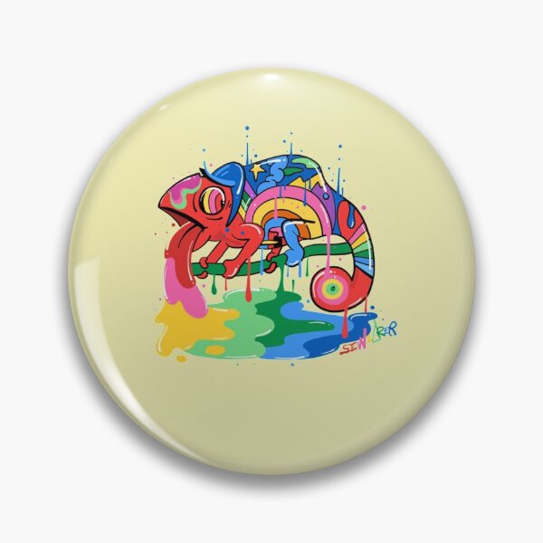 Item preview, Chameleon Trippy Rainbow Chameleon  designed and sold by HomaneRukia.