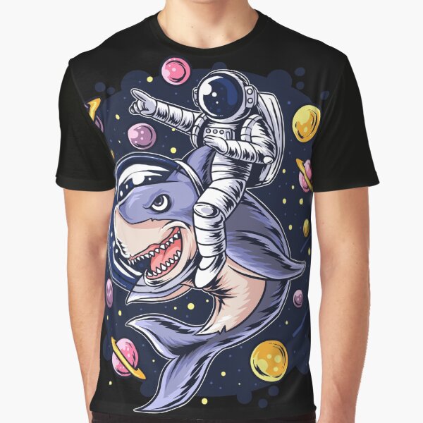 Item preview, Astronaut Riding An Astronaut Shark designed and sold by Daluyong.