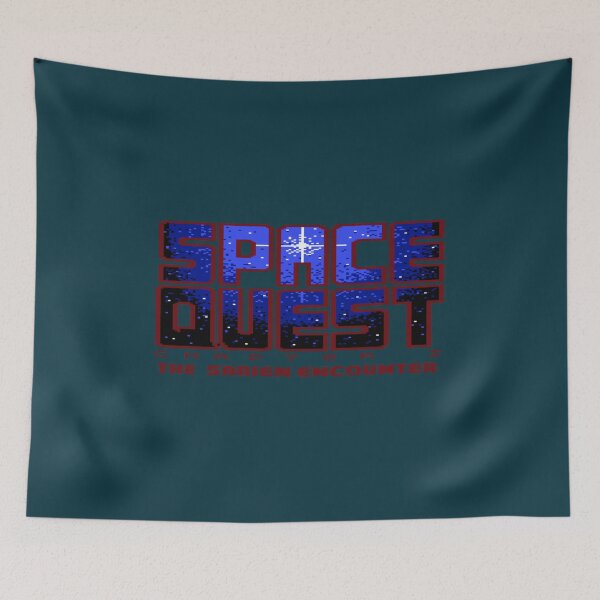 Item preview, Space Quest 1 Pixel Style  Retro DOS game fan print designed and sold by LukaMordic.