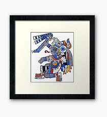 Tlaloc - Er, der die Dinge sprießt Gerahmtes Wandbild