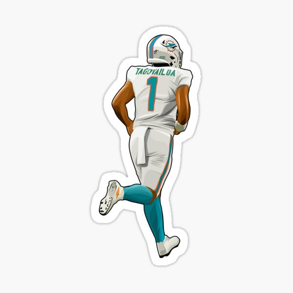 Tua Tagovailoa Miami Dolphins Football Glossy Sticker Vinyl 