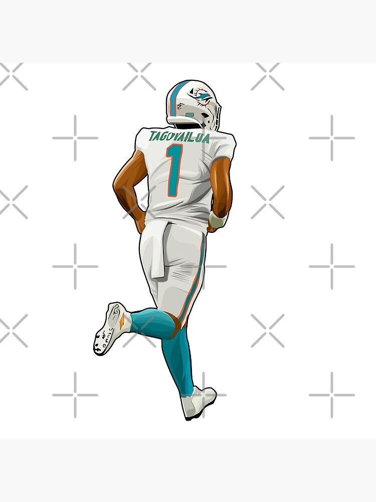 Nike NFL On Field Tua Tagovailoa #1 Miami Dolphins Gray Jersey