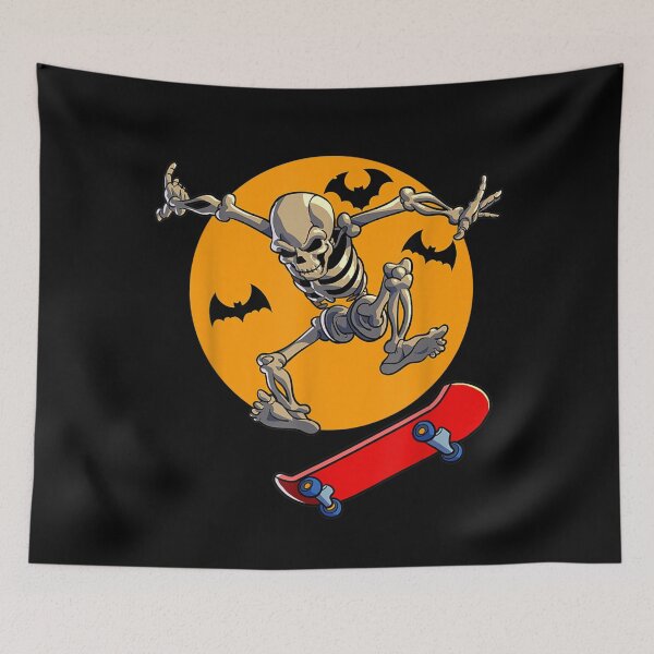 Item preview, Skateboarding Skeleton Men Halloween designed and sold by fefego818x.