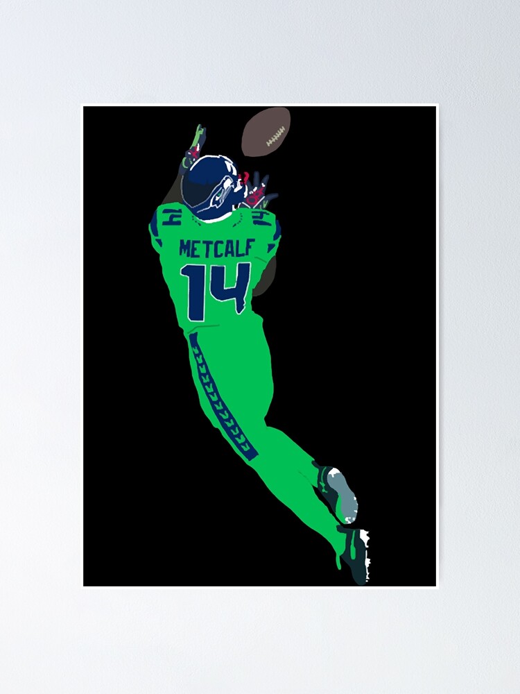 Dk Metcalf Football Design Poster Seahawks T-shirt