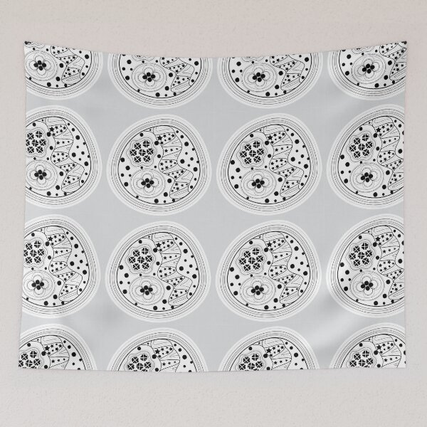 Item preview, Line graphics arranged in free-form circles. designed and sold by Peach-Bloom.